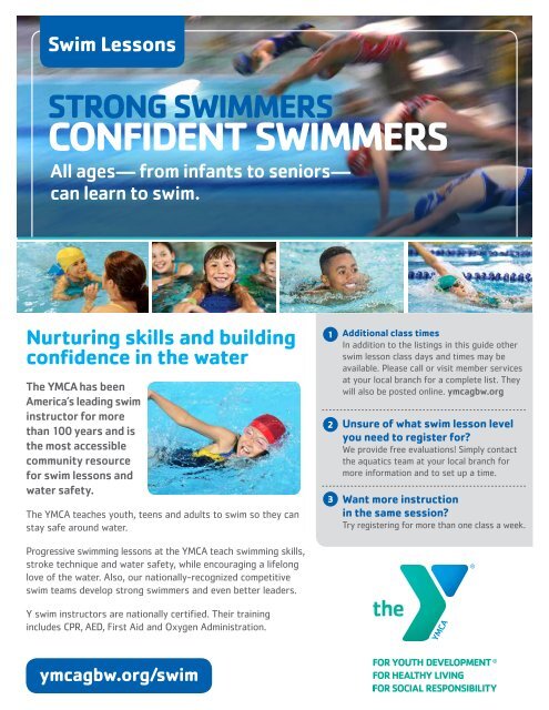 West Chester Area YMCA - 2020 Winter Program Guide