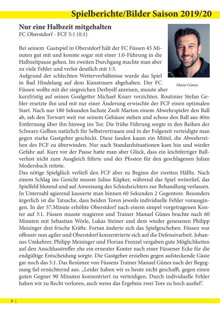 FCF Stadionzeitung 2019_11_16_Durach_WEB