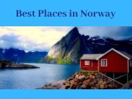 Best Places in Norway  
