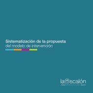 Sistematización de la propuesta del modelo de intervención