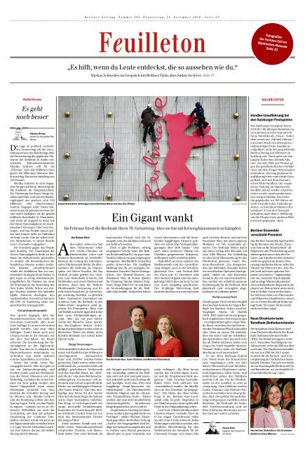 Berliner Zeitung 14.11.2019
