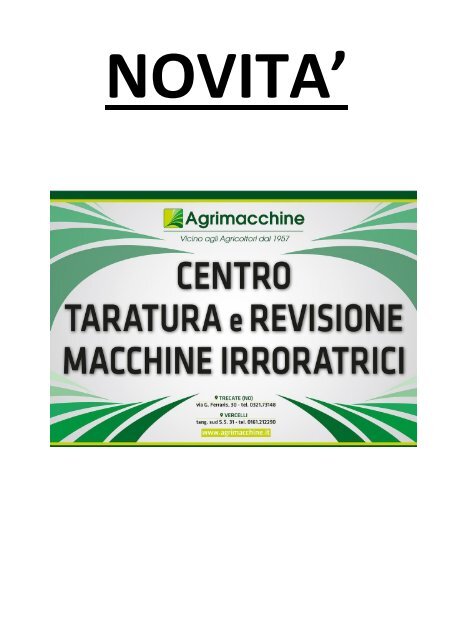 GIORNALINO Offerte Agrimacchine