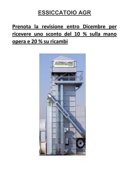 GIORNALINO Offerte Agrimacchine