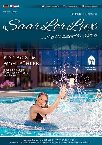 SaarLorLux ...c'est savoir vivre Herbst/Winter Edition 2019