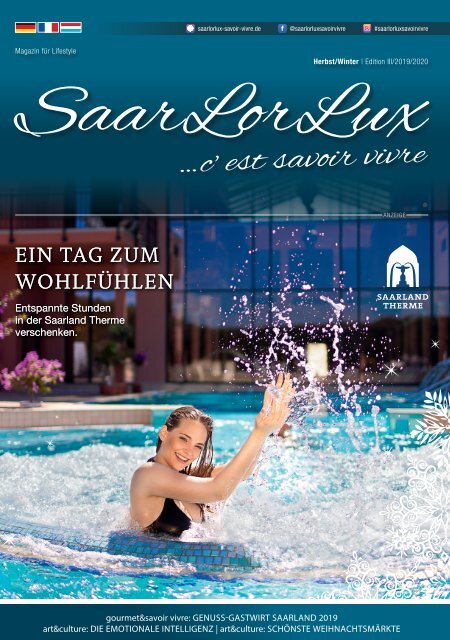 SaarLorLux ...c'est savoir vivre Herbst/Winter Edition 2019