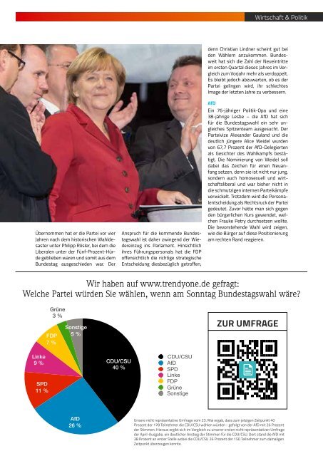 TRENDYone | Das Magazin - Ulm - Juni 2017