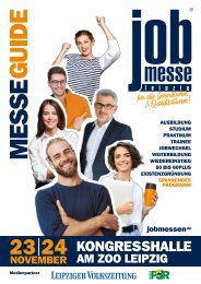 Der MesseGuide zur 2. jobmesse leipzig