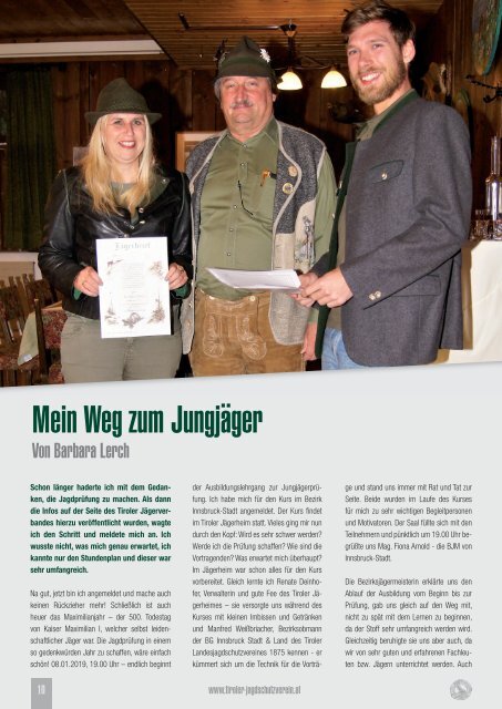 Jägerpost Ausgabe 1