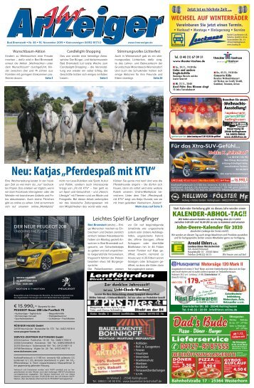 Ihr Anzeiger Bad Bramstedt 46 2019
