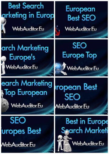 Top Marketing European #OnlineShopConsulting #WebAuditor.Eu for Branding Europe Top Advertising European Best