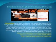 Enhanced Keto - Natural And Highly Efficient Ingredients