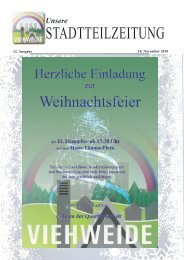 12. Ausgabe Stadtteilzeitung Viehweide