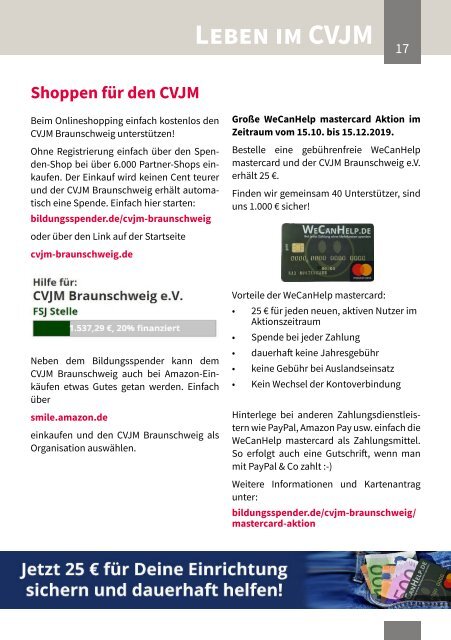 CVJM Braunschweig e.V. - Nachrichten 2019-04