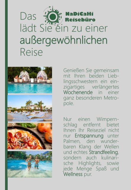 Reisebroschüre Kurztrip