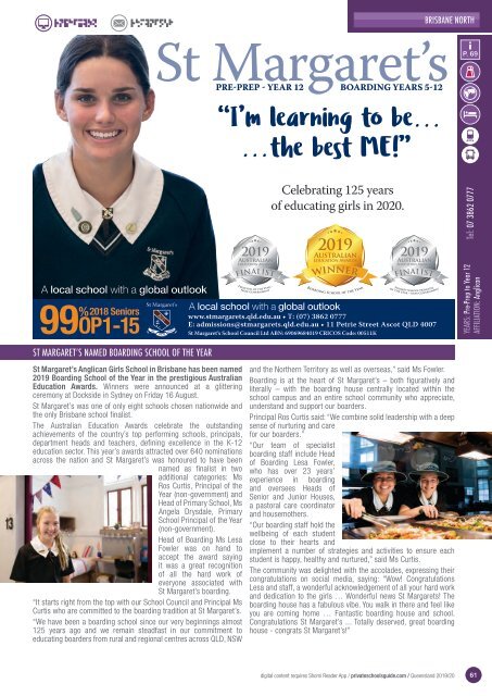 Private Schools Guide Queensland 2020