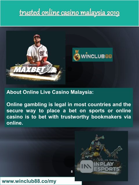 Online Casino Malaysia Free Bonus