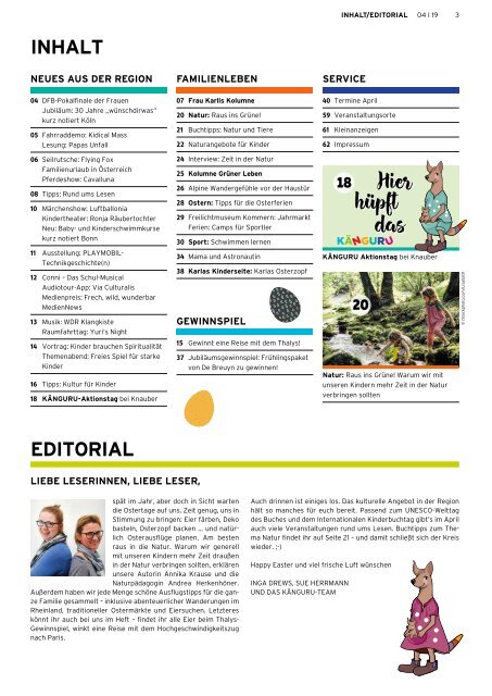 KÄNGURU April 2019