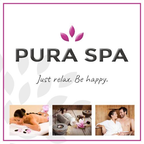 PURA SPA Menu