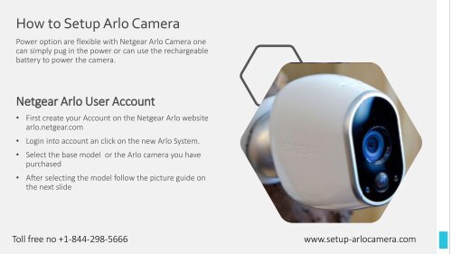 Arlo Camera Installation and setup Guide