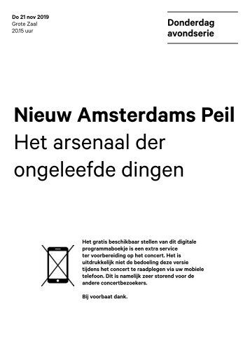 2019 11 21 Nieuw Amsterdams Peil