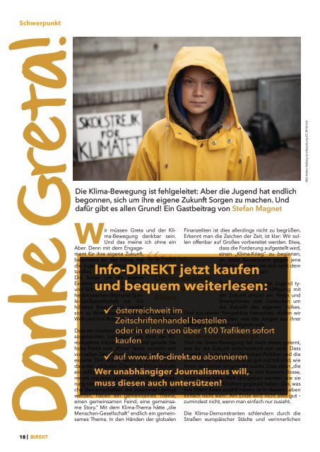 "Info-DIREKT- Das Magazin für Patrioten!" Ausgabe 28/29