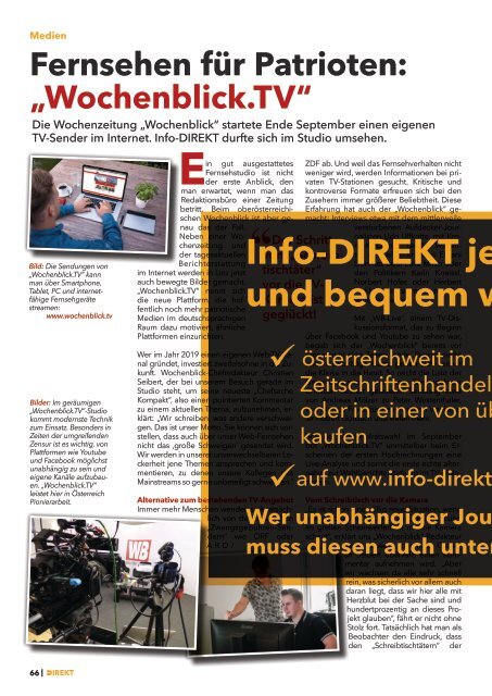 "Info-DIREKT- Das Magazin für Patrioten!" Ausgabe 28/29