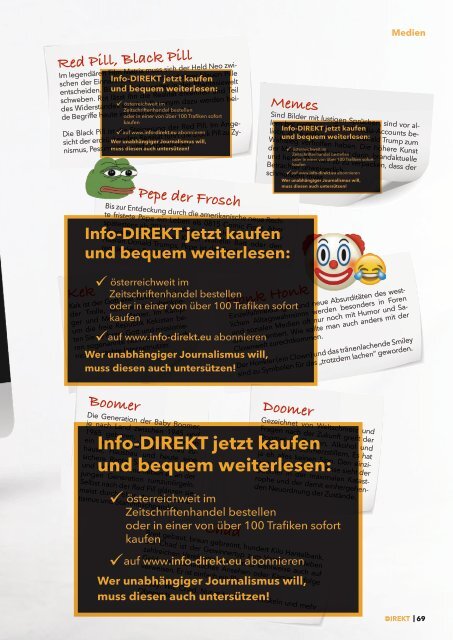 "Info-DIREKT- Das Magazin für Patrioten!" Ausgabe 28/29