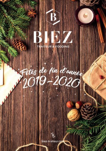 Menu Fêtes de fin d'année 2019-2020