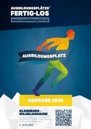 AUSBILDUNGSPLÄTZE - FERTIG - LOS | Oldenburg-Wilhelmshaven 2020