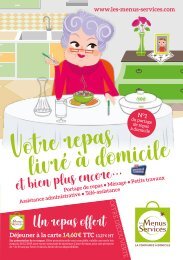 Depliant Les Menus Services 2019