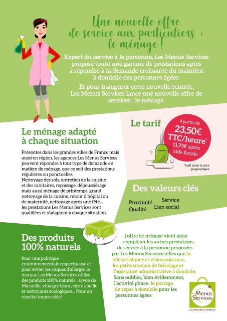 Les Menus Services - Dossier de presse