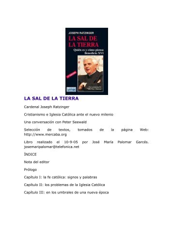 La_sal_de_la_tierra-Joseph Ratzinger
