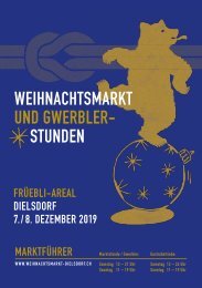 Weihnachtsmarkt Dielsdorf Markführer Printdesign by grafikzumglueck