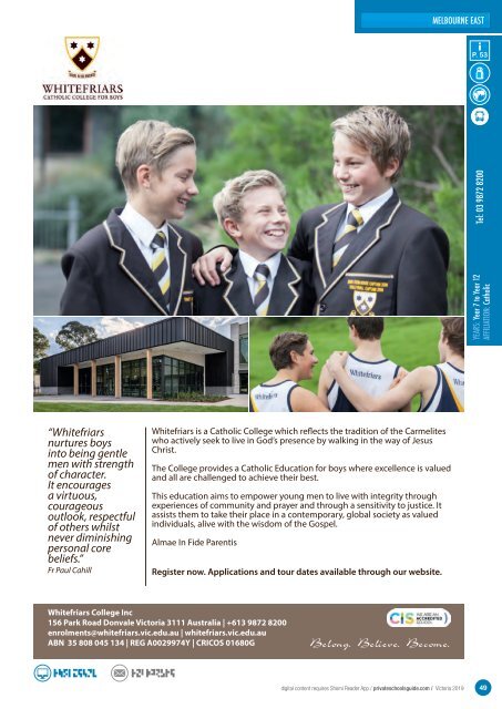 Private Schools Guide Victoria 2019