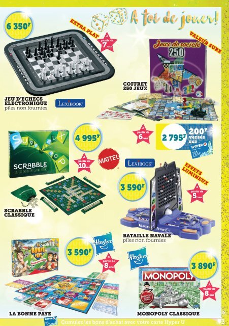 Catalogue de Jouets Hyper U Pirae Tahiti