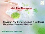 Cannabis Malaysia  - Viriditas Malaysia