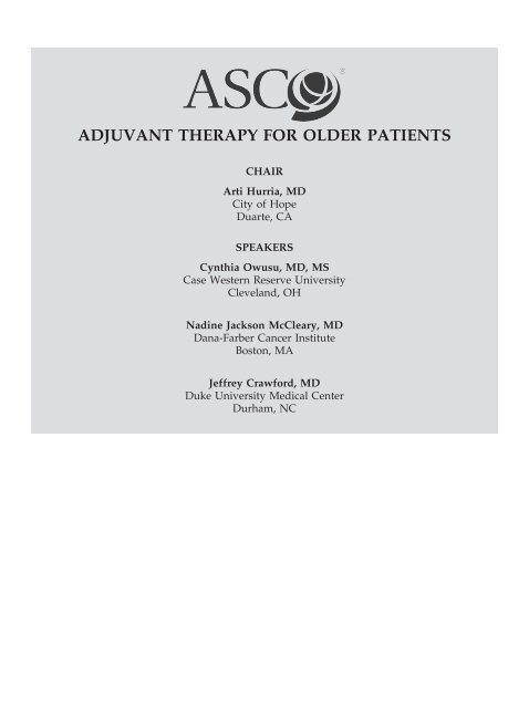 2012 EDUCATIONAL BOOK - American Society of Clinical Oncology