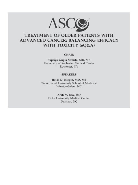 2012 EDUCATIONAL BOOK - American Society of Clinical Oncology