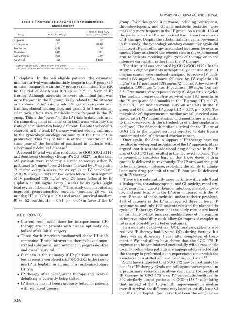 2012 EDUCATIONAL BOOK - American Society of Clinical Oncology