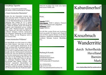Flyer zum Download - Kabardinerhof Kreuzbruch