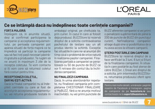 BuzzStore - Campanie Loreal Make-Up - 2019-10 - GHID DE BUZZ - WEB