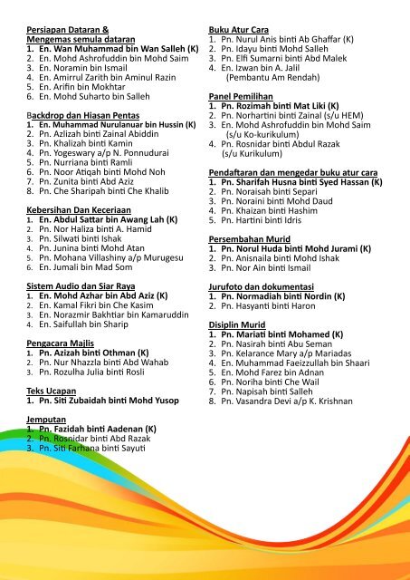 BUKU PROGRAM HAK 2019