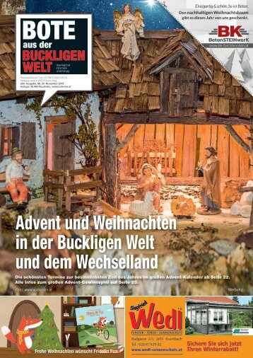 Bote aus der Buckligen Welt November 2019 - Nr 209