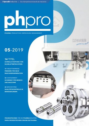 phpro – Prozesstechnik für die Pharmaindustrie 05.2019