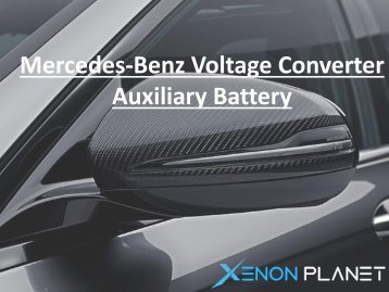 Mercedes-Benz Voltage Converter Auxiliary Battery-converted