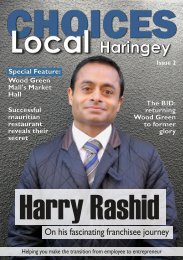 Choices Local Haringey - Issue 2 Nov 2017