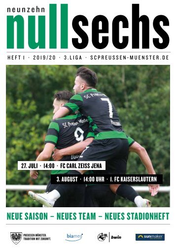 nullsechs Stadionmagazin - Heft 1 2019/20