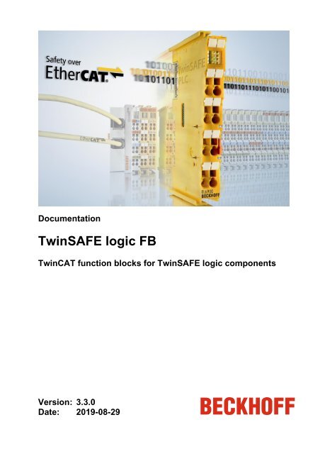 BECKHOFF-Twinsafe Logic FB 2019 [en]