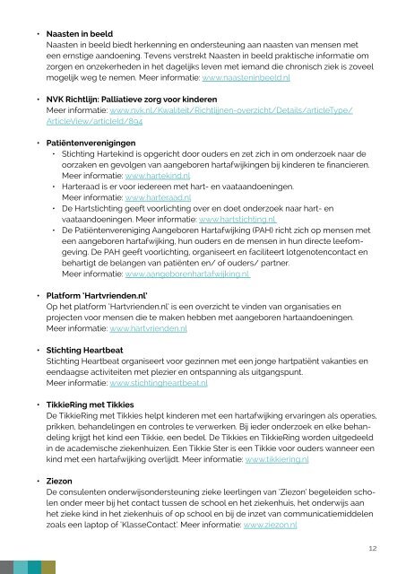 Handreiking Kindercardiologie en Kinderpalliatieve Zorg