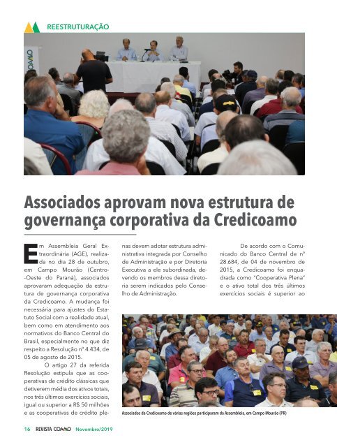 Revista Coamo Edição de Novembro de 2019